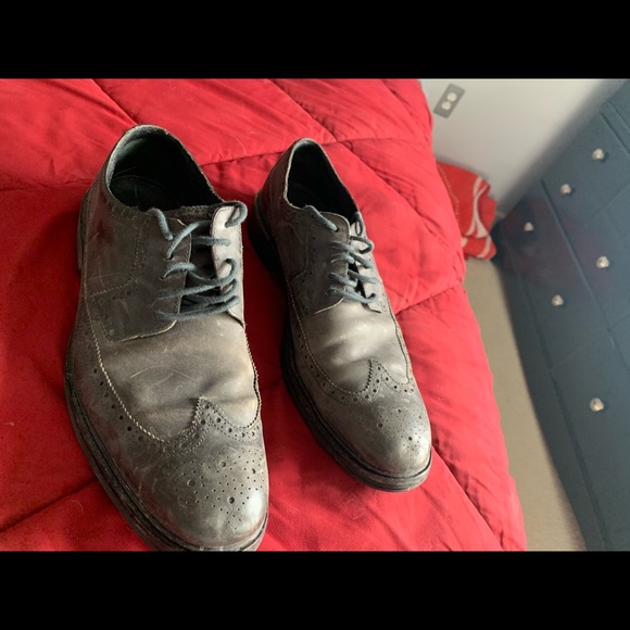 Mens Cole Haan Dress Shoes Grey sz 13 EUC - Picture 2 of 7